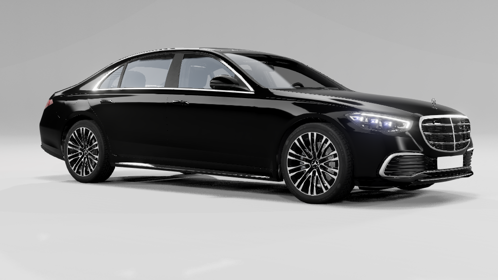 Мод Mercedes W223-z223 v4.0 Fix (0.38.x) ДЛЯ BEAMNG.DRIVE