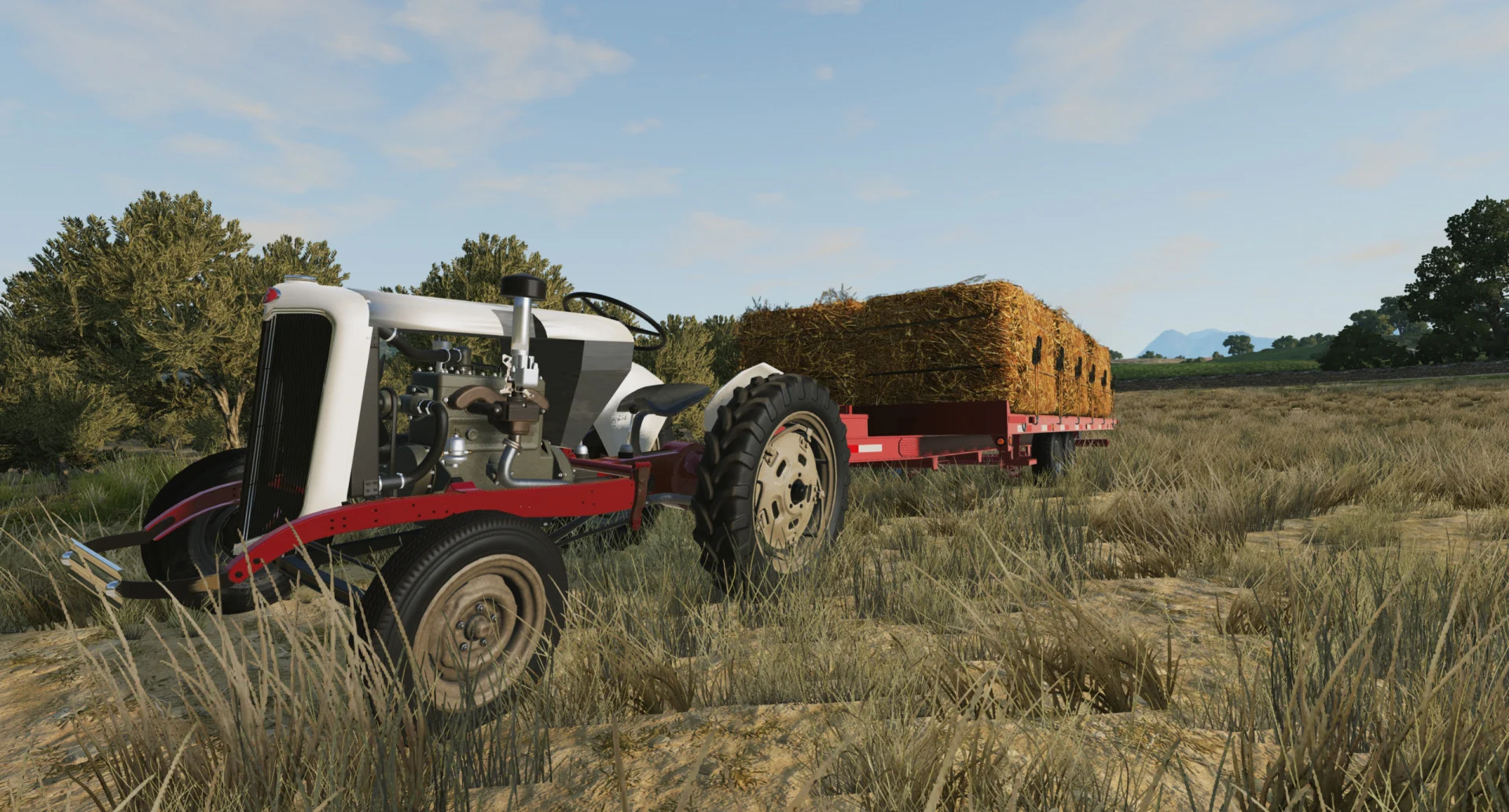 Мод Bruckell Nine-F Farm Tractor v0.8 (0.38.x) ДЛЯ BEAMNG.DRIVE