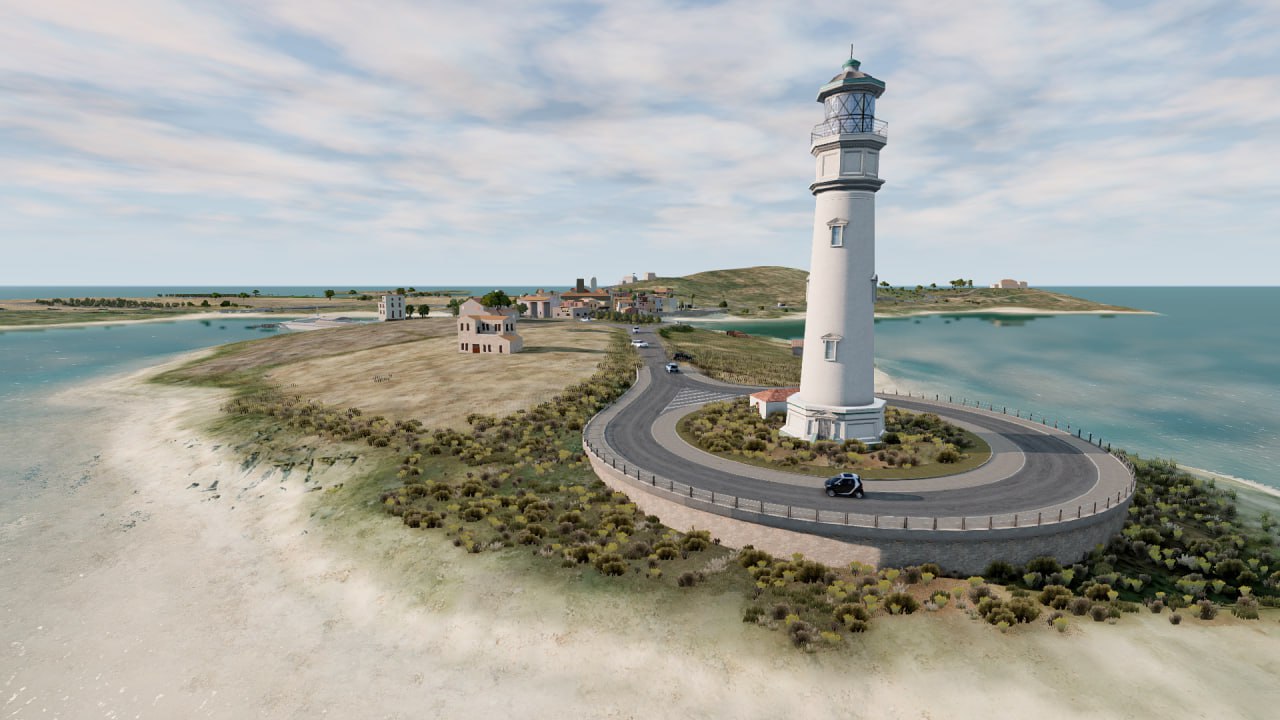 Мод Карта Isola Doriluce v1.4 (0.38.x) ДЛЯ BEAMNG.DRIVE