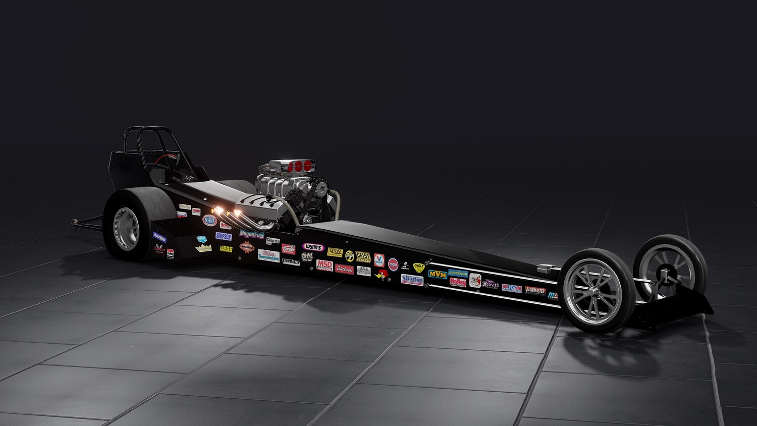 Мод Front Engine Dragster "Nostalgia" v1.0 (0.38.x) ДЛЯ BEAMNG.DRIVE