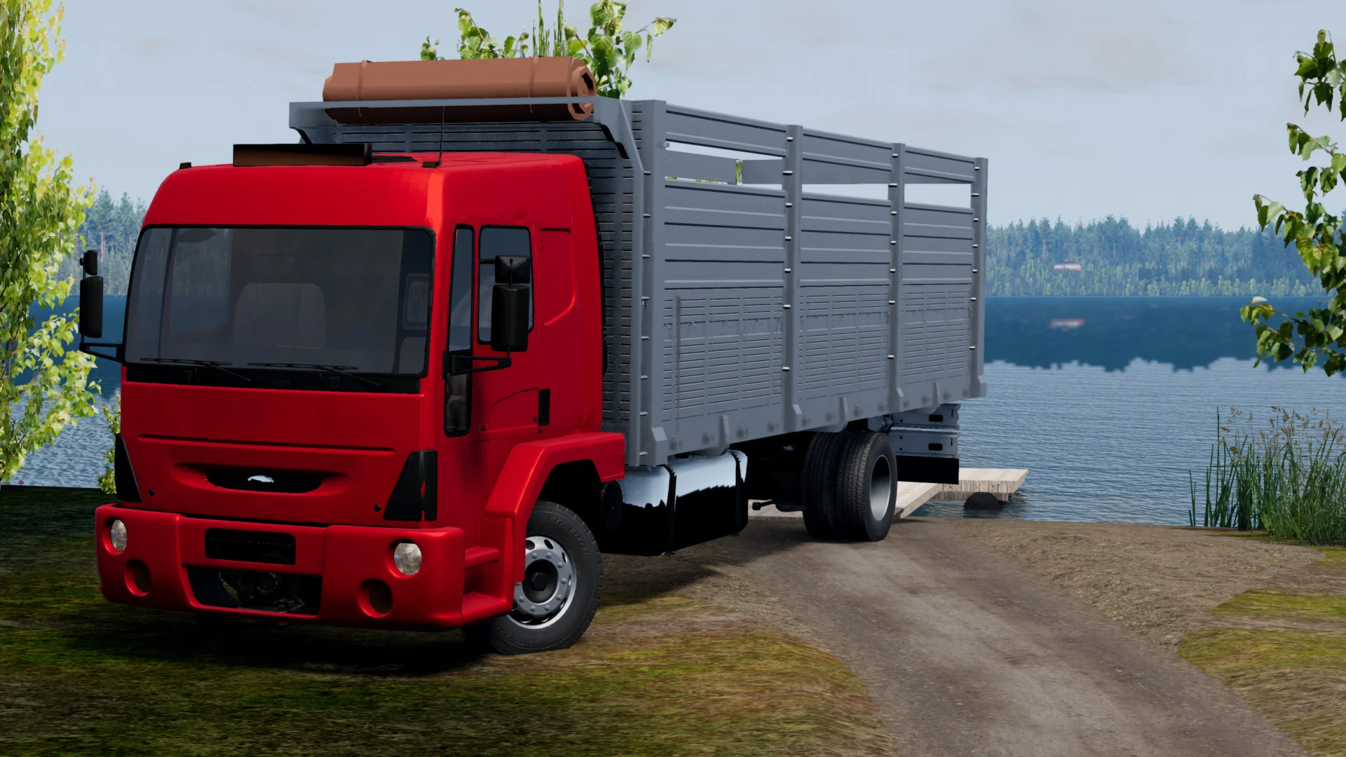 МОД Ford Cargo B v1.0 (0.33.x) ДЛЯ BEAMNG.DRIVE