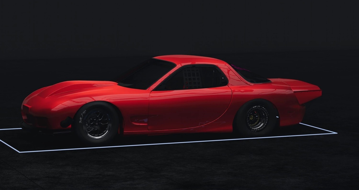 МОД RX7 Drag Version v1.0 (0.33.x) ДЛЯ BEAMNG.DRIVE