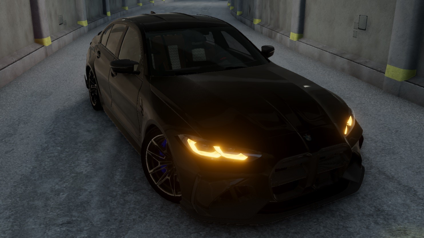 МОД BMW M4 G80 v4.1 (0.33.x) ДЛЯ BEAMNG.DRIVE