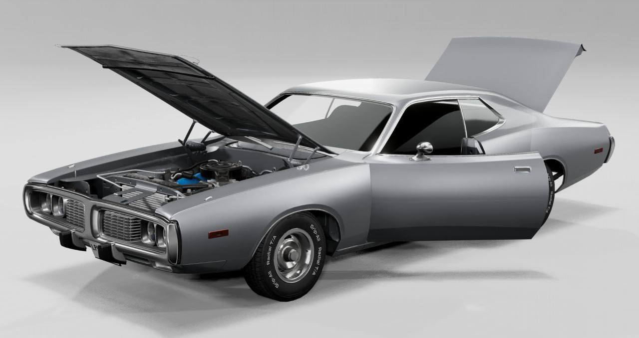 МОД Dodge Charger LJ74 v1.0 (0.33.x) ДЛЯ BEAMNG.DRIVE