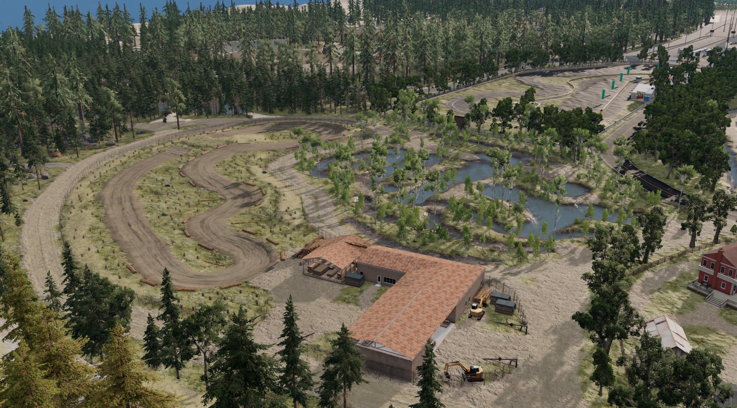 МОД Карта Xero Parklands v2.30 (0.33.x) ДЛЯ BEAMNG.DRIVE