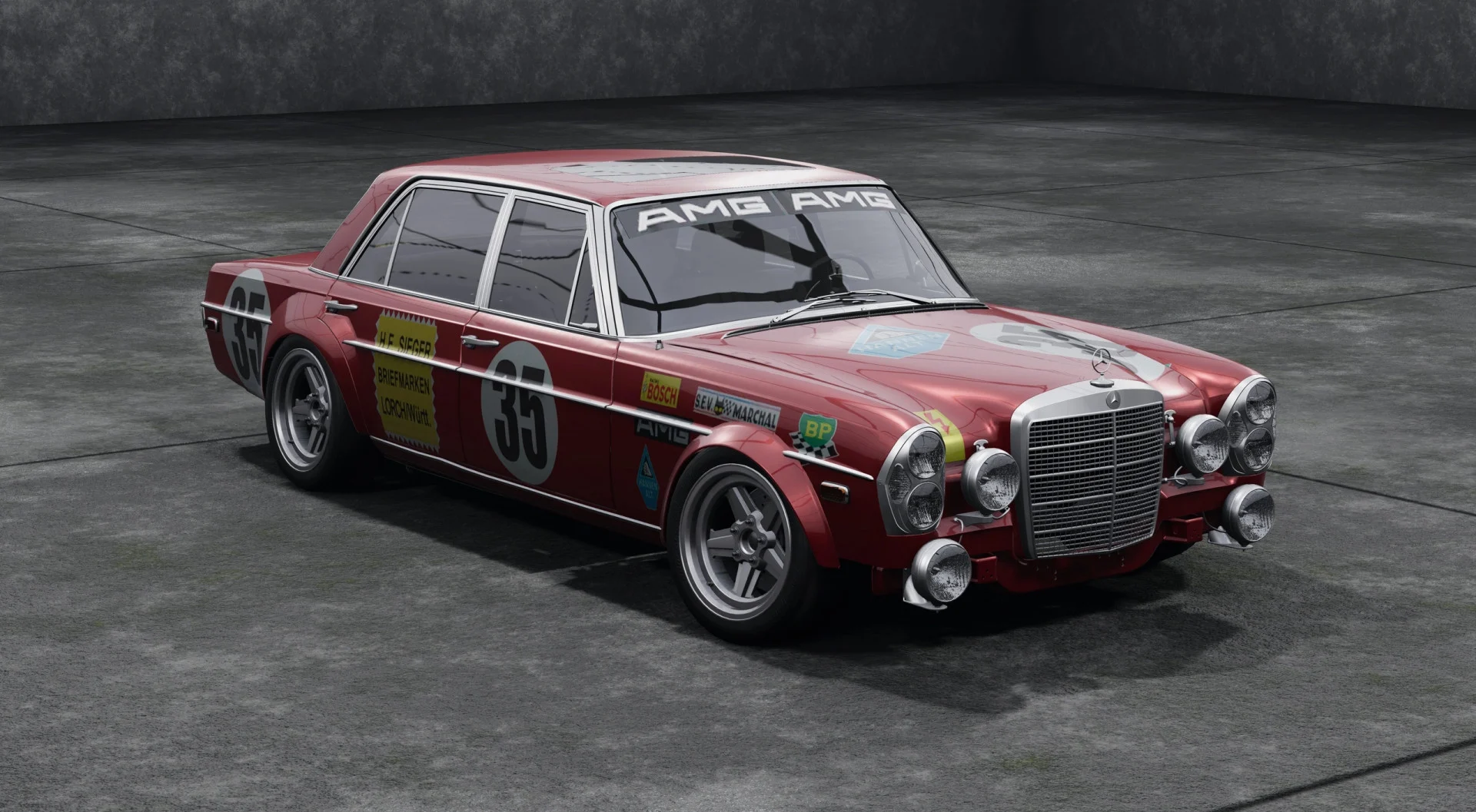 МОД Mercedes-Benz 300 SEL v4.0 (0.33.x) ДЛЯ BEAMNG.DRIVE
