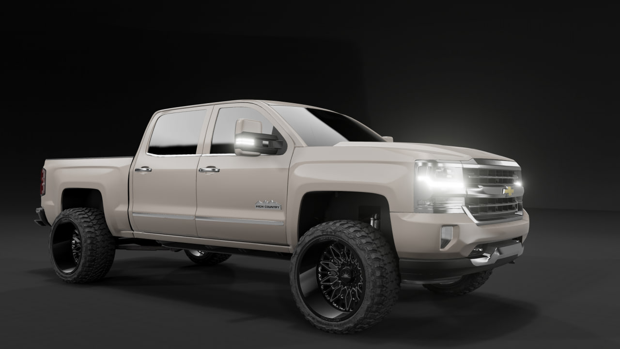 МОД Chevrolet Silverado 1500 (2018) v1.0 (0.33.x) ДЛЯ BEAMNG.DRIVE