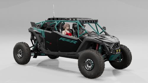 Мод Polaris RZR Turbo R 4 Seater 2022 v1.0 (0.38.x) ДЛЯ BEAMNG.DRIVE