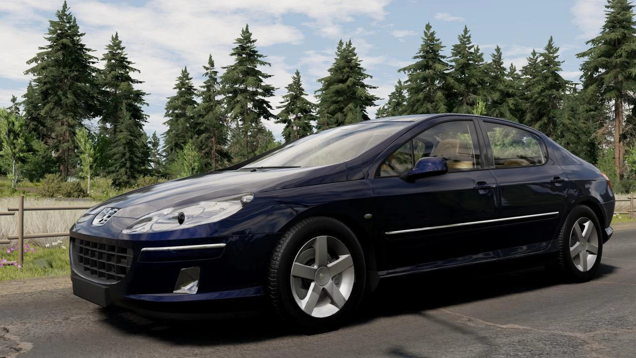 Мод Peugeot 407 v1.0 (0.38.x) ДЛЯ BEAMNG.DRIVE