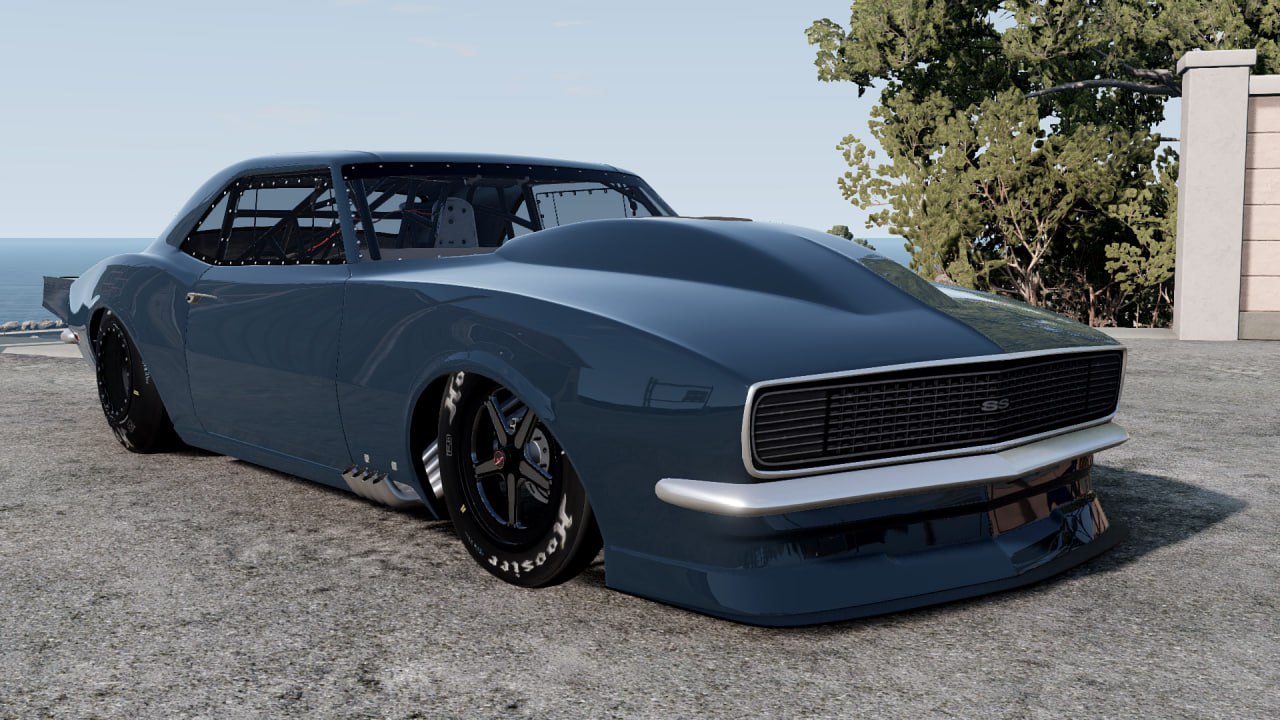 Мод Chevrolet Camaro 1967 KZN Drag v1.0 (0.38.x) ДЛЯ BEAMNG.DRIVE