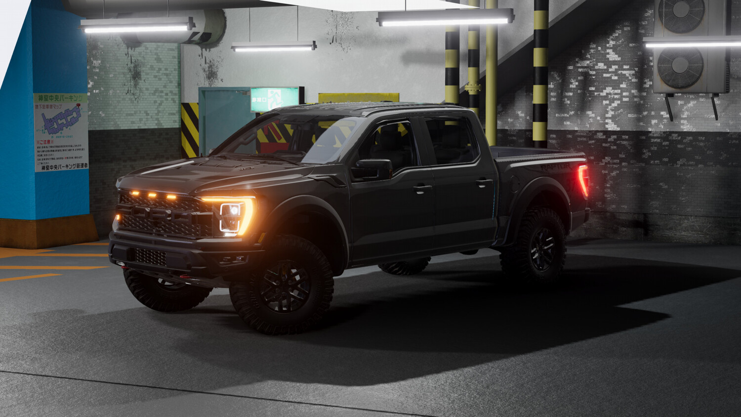 Мод Ford F150 Raptor 2024 v1.2 (0.38.x) ДЛЯ BEAMNG.DRIVE