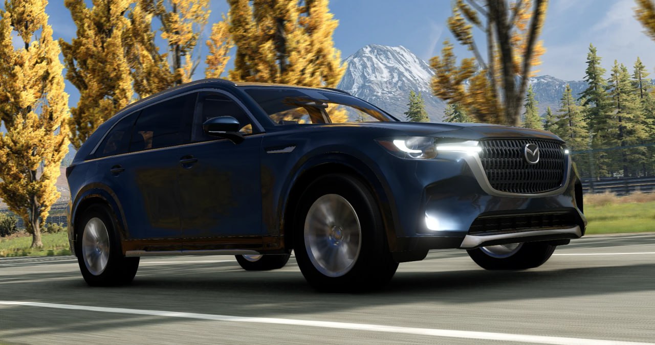 Мод Mazda CX90 2023 v2.0 Remaster (0.38.x) ДЛЯ BEAMNG.DRIVE