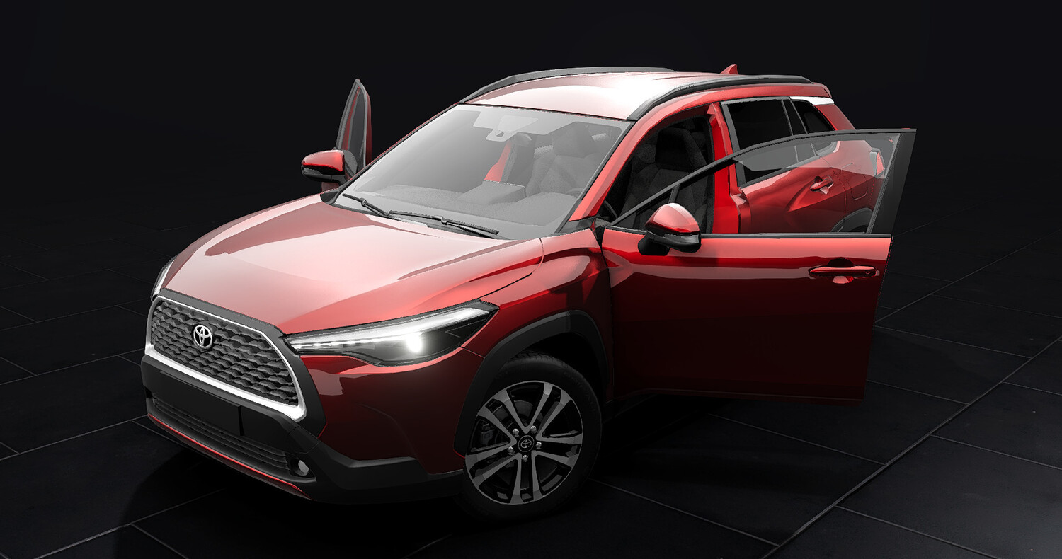 Мод Toyota Corolla Cross 24 v2.0 (0.38.x) ДЛЯ BEAMNG.DRIVE