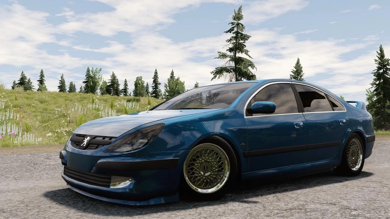 Мод Peugeot 607 v4.6 (0.38.x) ДЛЯ BEAMNG.DRIVE