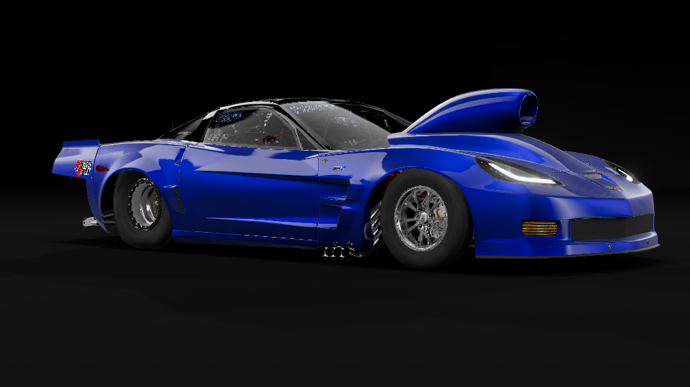 Мод Chevy Corvette C6 Drag v1.0 (0.38.x) ДЛЯ BEAMNG.DRIVE
