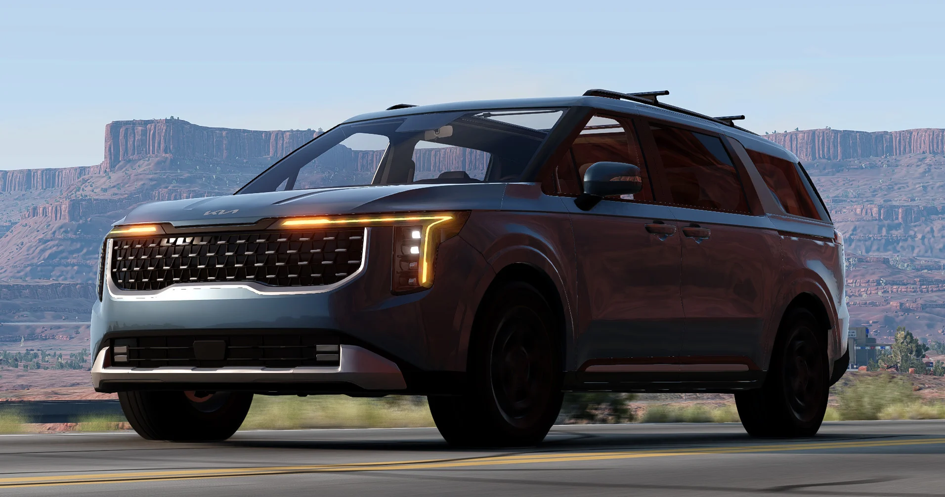 Мод Kia Carnival 2025 v1.0 (0.38.x) ДЛЯ BEAMNG.DRIVE