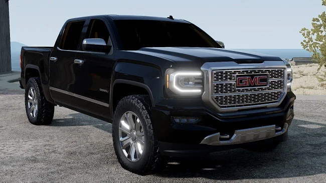 Мод GMC Sierra 1500 2016-2018 v1.0 (0.38.x) ДЛЯ BEAMNG.DRIVE