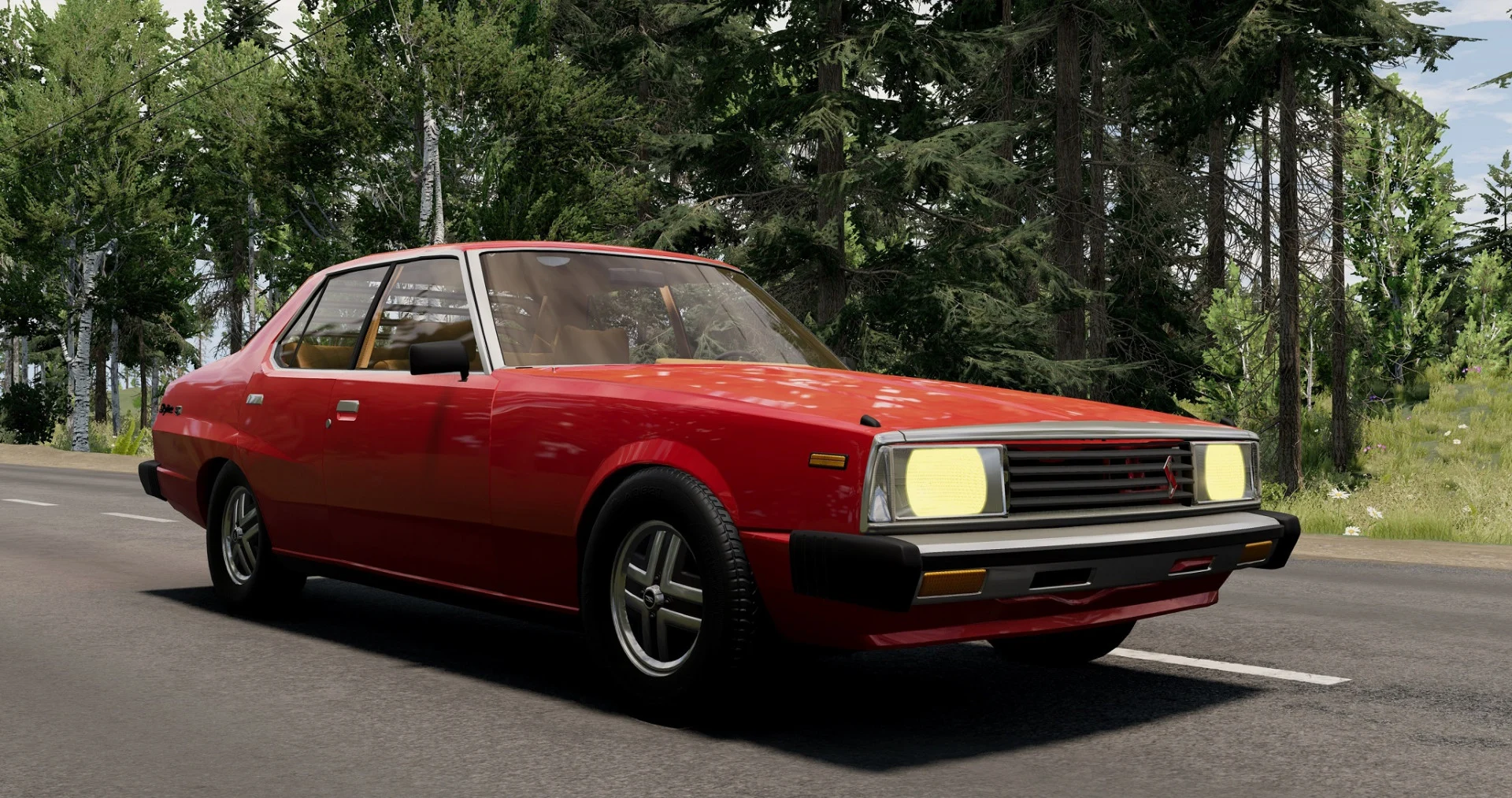 Мод Nissan Skyline C210 v1.0 (0.38.x) ДЛЯ BEAMNG.DRIVE