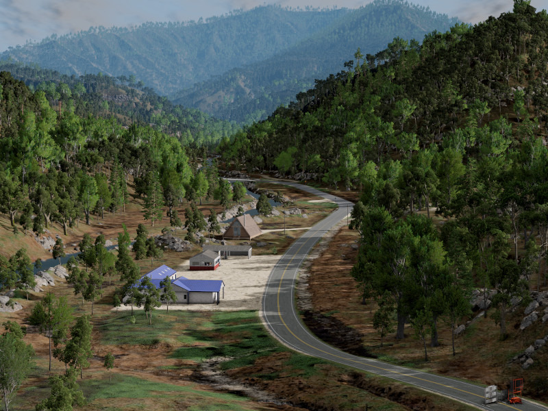 Мод Карта The Gap v1.0 Beta 3 (0.38.x) ДЛЯ BEAMNG.DRIVE