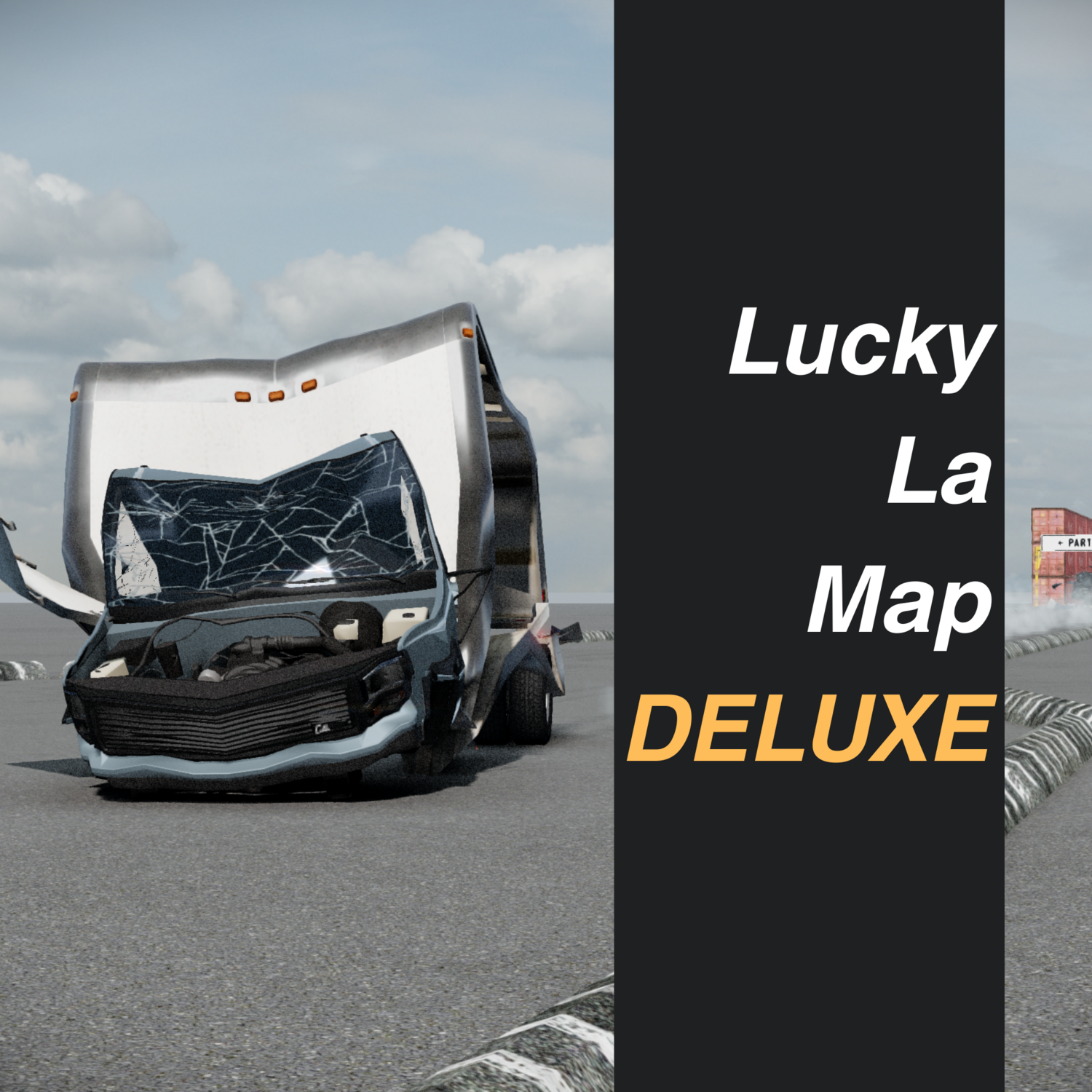 Мод Карта Lucky La Map DELUXE v9 (0.38.x) ДЛЯ BEAMNG.DRIVE