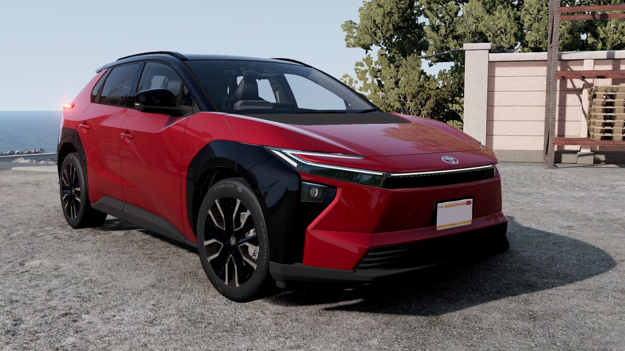 Мод Toyota bZ4X/Lexus RZ/Subaru Solterra v1.0 (0.38.x) ДЛЯ BEAMNG.DRIVE