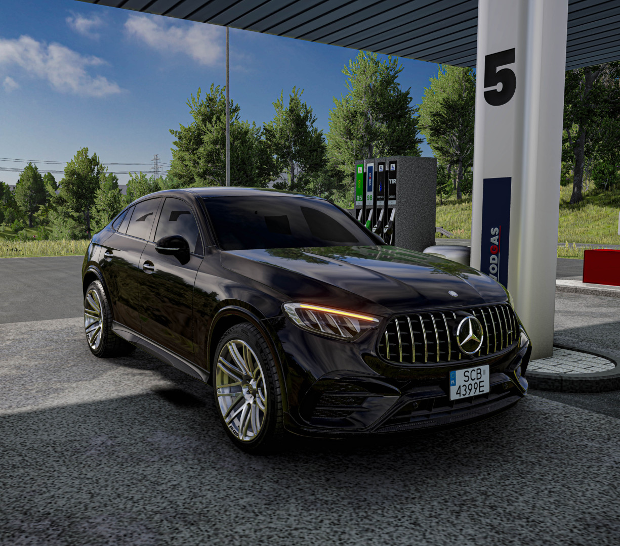 Мод Mercedes-Benz GLC 63 Coupe 2024 v2.0 (0.38.x) ДЛЯ BEAMNG.DRIVE