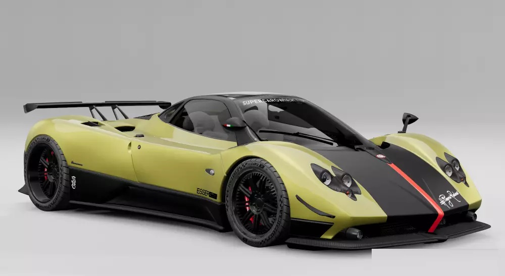 Мод Pagani Zonda v2.0 (0.38.x) ДЛЯ BEAMNG.DRIVE