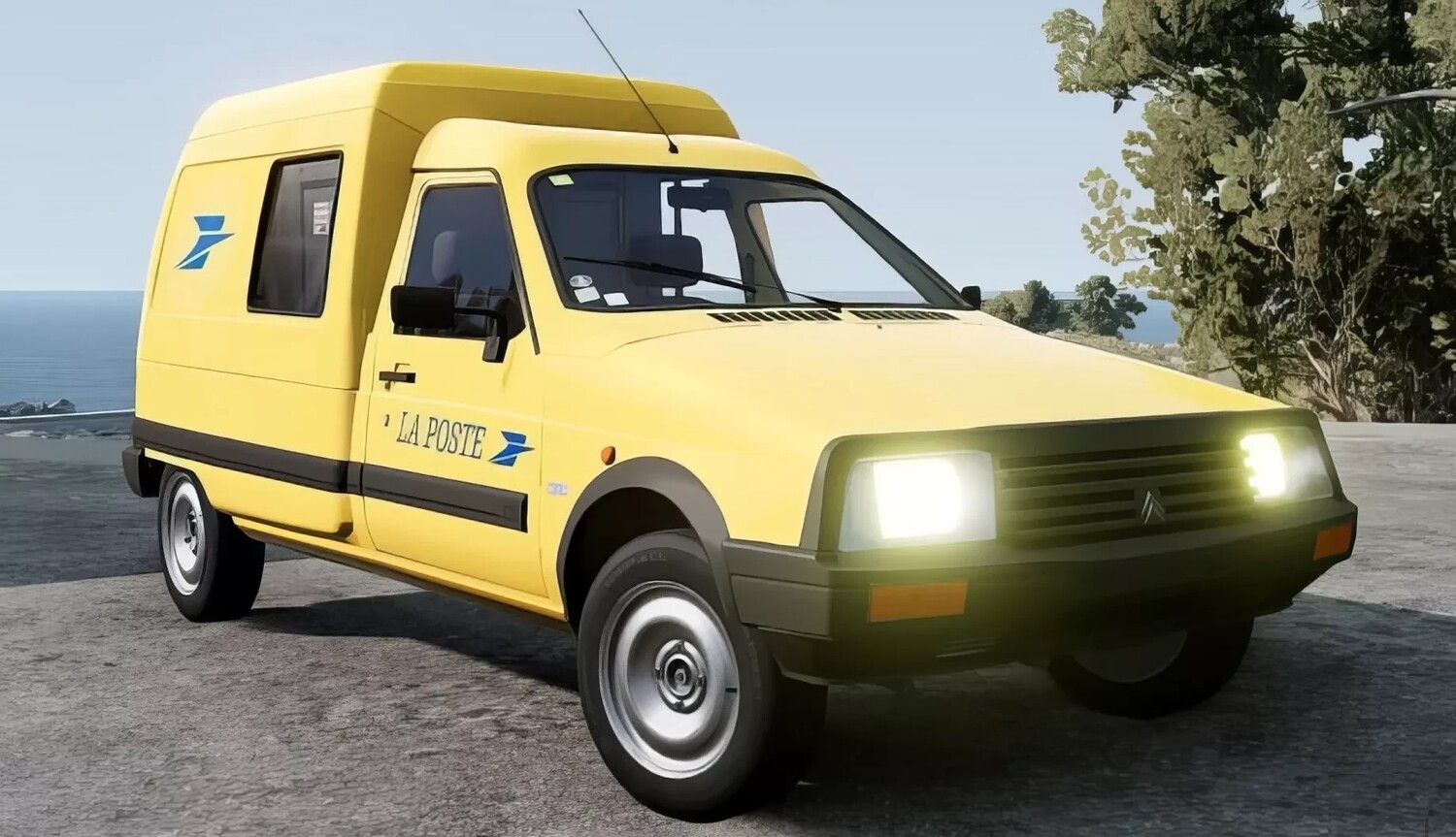 Мод Citroen Visa C15 v0.4.1 (0.38.x) ДЛЯ BEAMNG.DRIVE