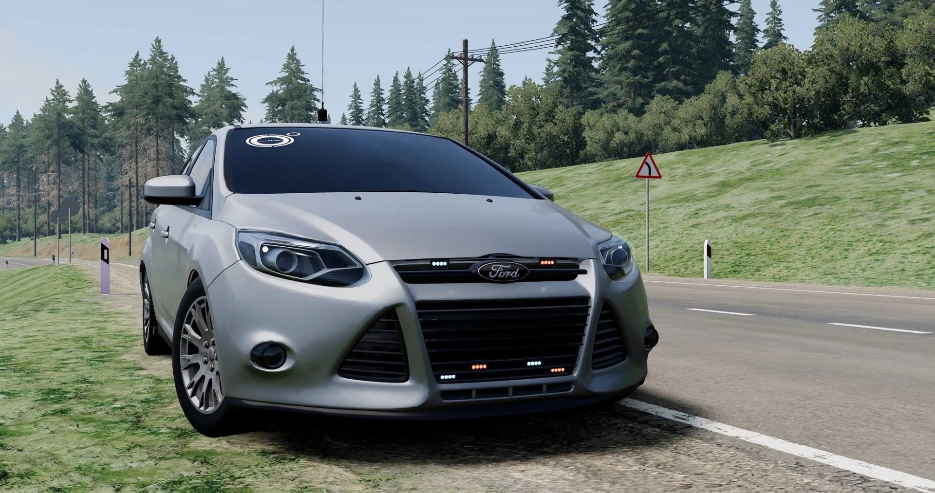 Мод Ford Focus 3 v1.0 (0.38.x) ДЛЯ BEAMNG.DRIVE