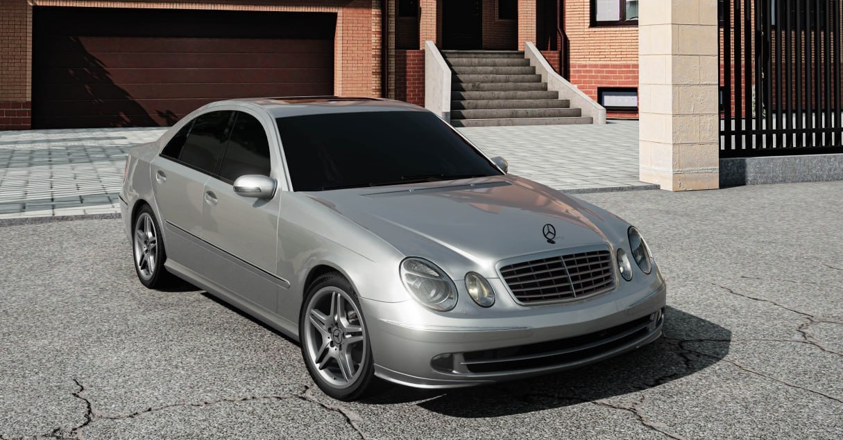 Мод Mercedes-Benz W211 (E200, E63 AMG) Facelift, Pre-Facelift v1.0 (0.38.x) ДЛЯ BEAMNG.DRIVE