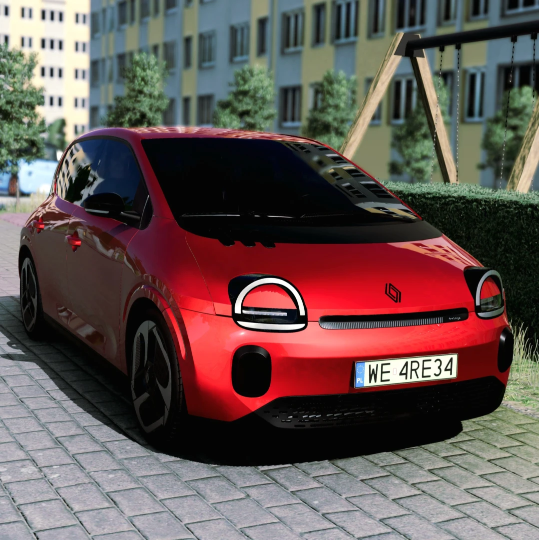 Мод Renault Twingo E-Tech v1.0 (0.38.x) ДЛЯ BEAMNG.DRIVE