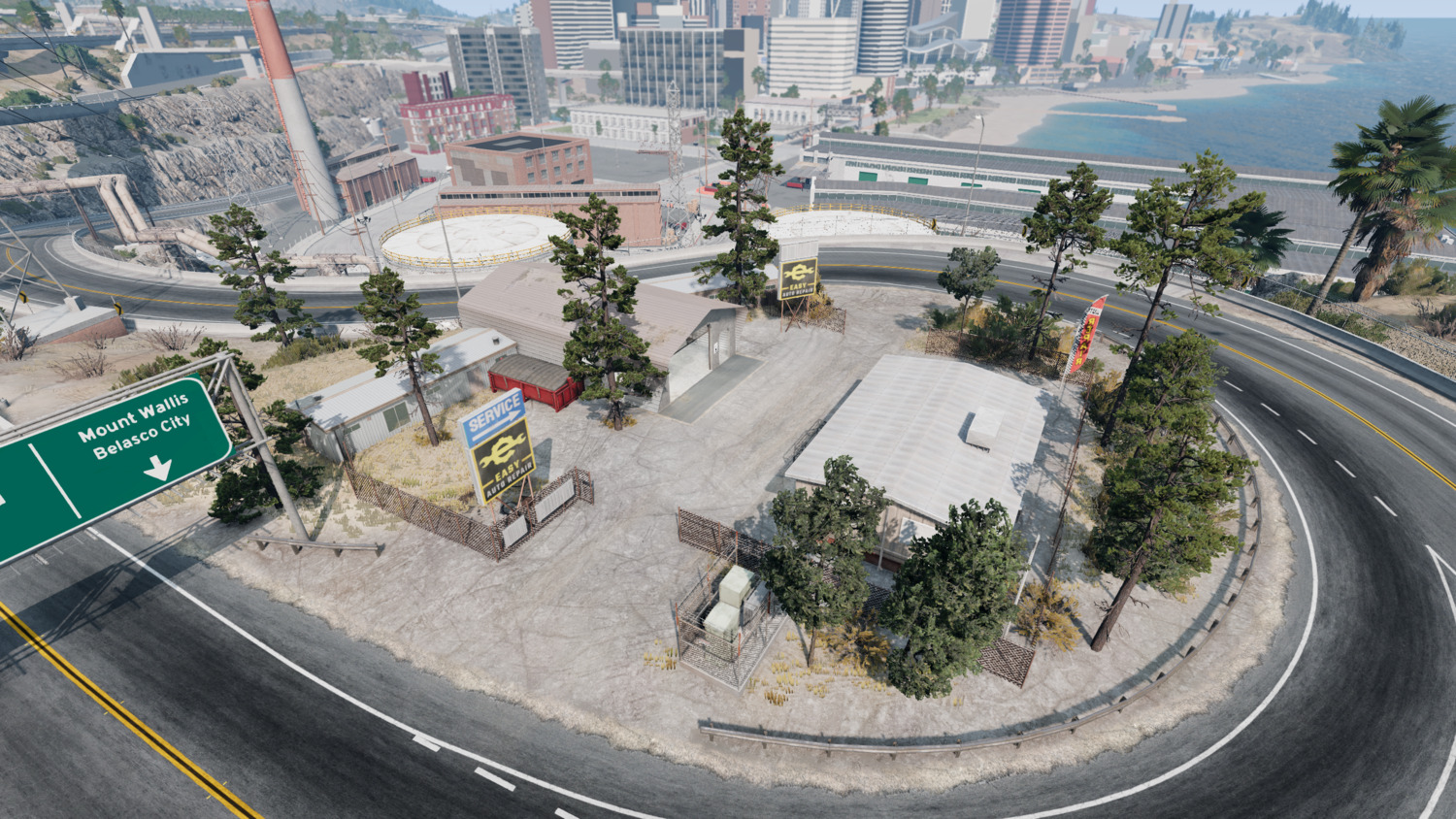 Мод Карта Groomies West Coast USA Rework v1.0 (0.38.x) ДЛЯ BEAMNG.DRIVE