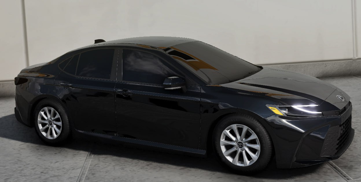 Мод Toyota Camry 2025 v1.0 (0.38.x) ДЛЯ BEAMNG.DRIVE