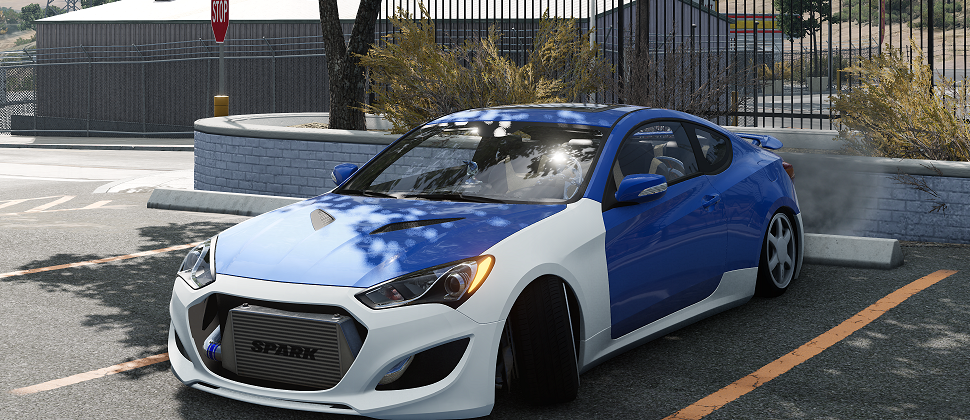 Мод Hyundai Genesis v1.5 (0.38.x) ДЛЯ BEAMNG.DRIVE