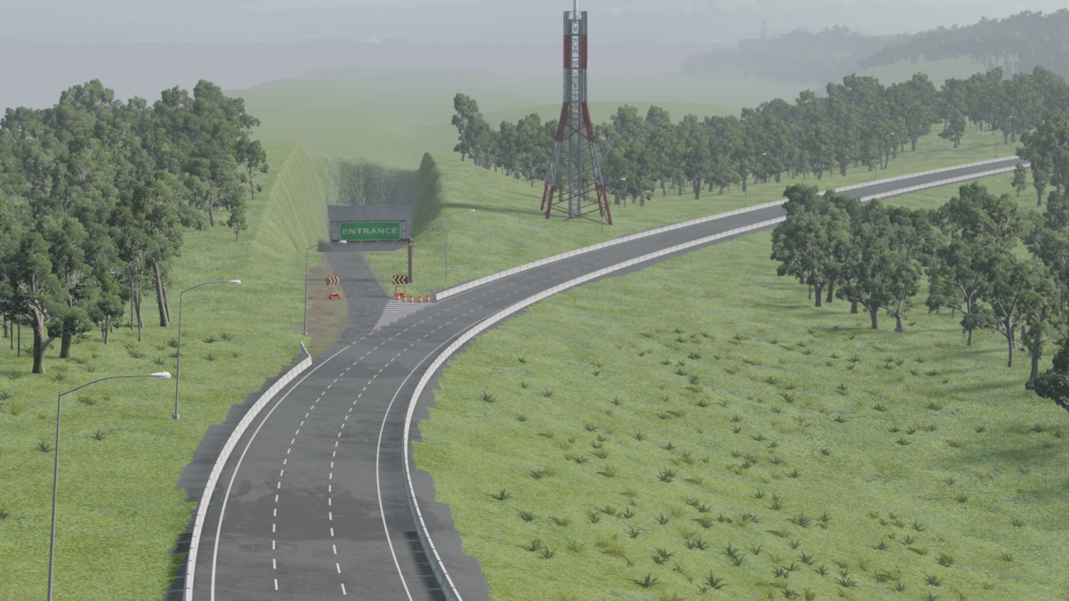 Мод Карта Band1t Parkway v1.0 (0.38.x) ДЛЯ BEAMNG.DRIVE