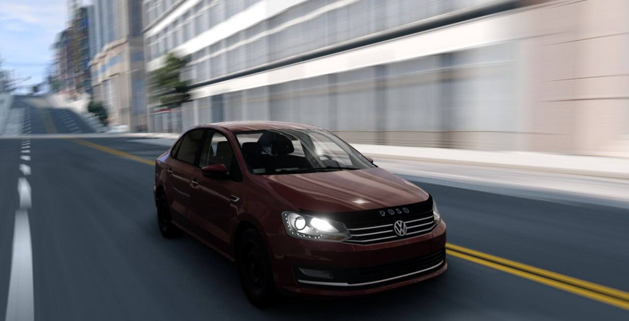 Мод Volkswagen Polo 2017 v1.0 (0.38.x) ДЛЯ BEAMNG.DRIVE