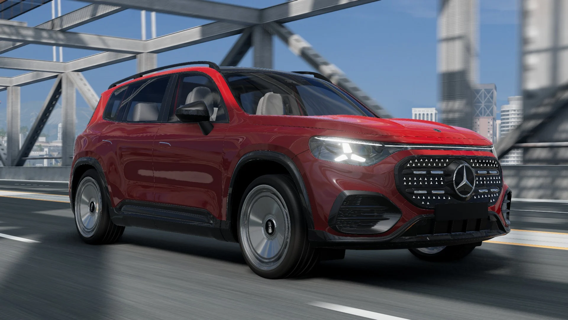 Мод Mercedes-Benz GLB 2027 v1.0 (0.38.x) ДЛЯ BEAMNG.DRIVE