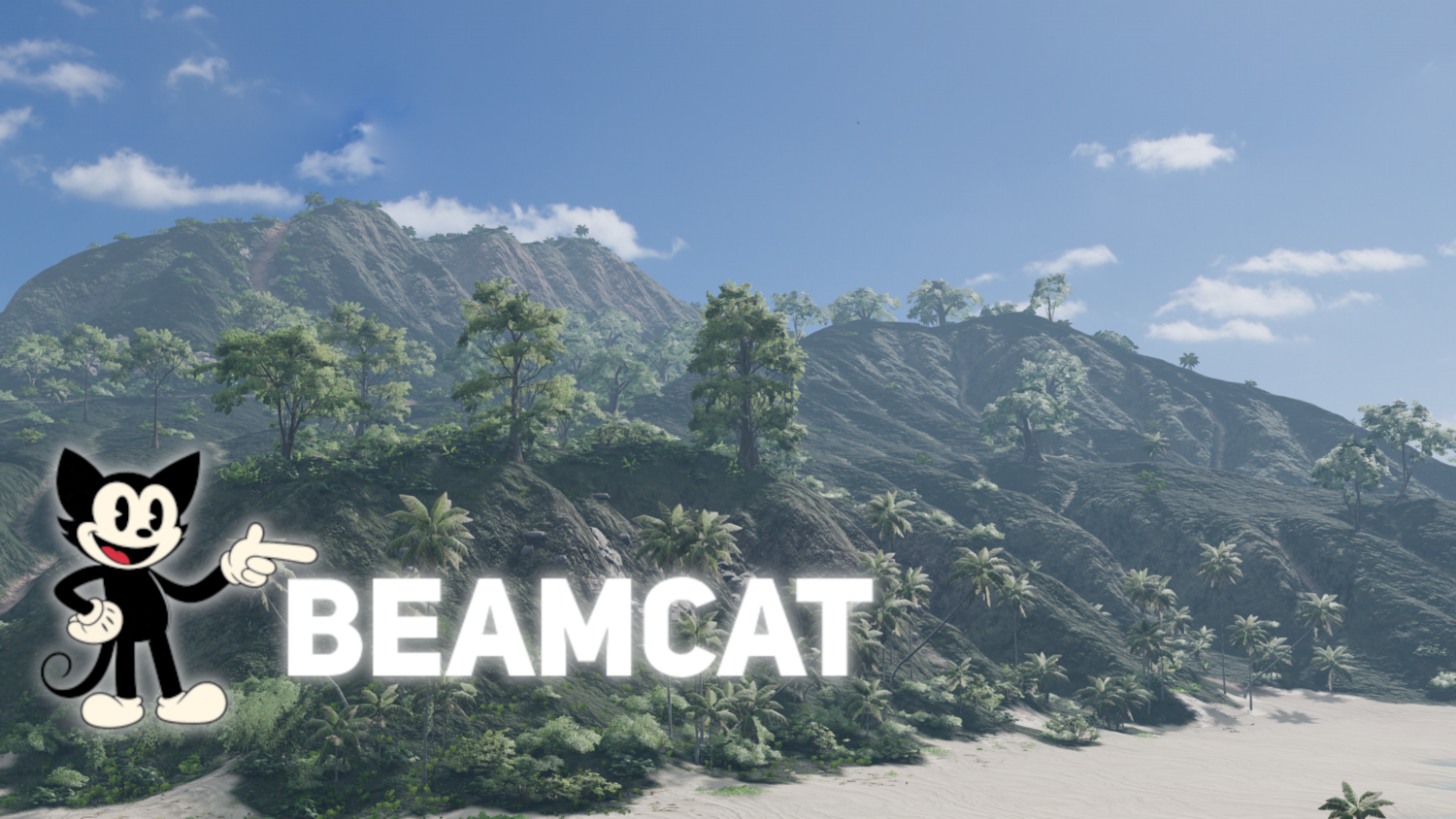Мод Карта Lonely Tropical Island v1.0 (0.38.x) ДЛЯ BEAMNG.DRIVE
