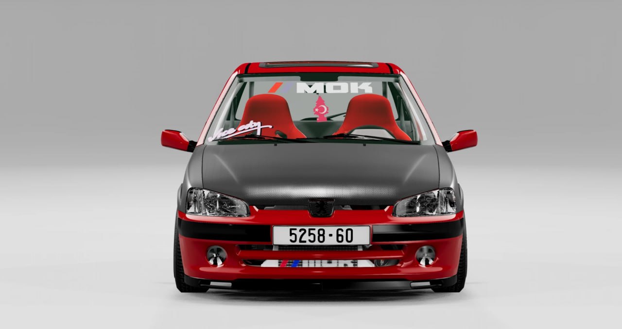 Мод Peugeot 106 GTI v4.1 (0.38.x) ДЛЯ BEAMNG.DRIVE