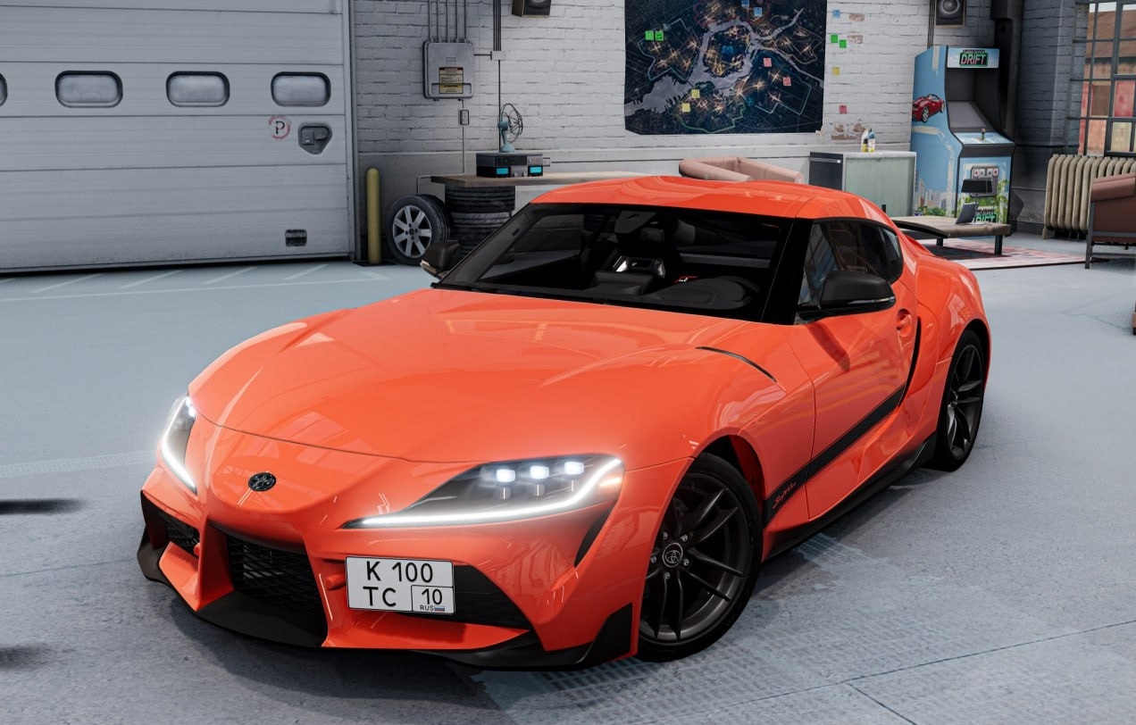 Мод Toyota Supra A90 (RLA) v3.0 (0.38.x) ДЛЯ BEAMNG.DRIVE