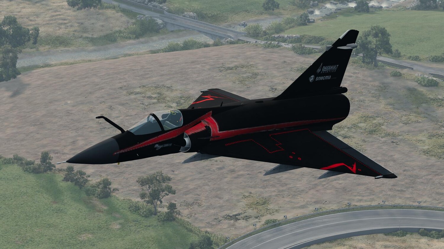 Мод Dassault Mirage 2000 v2.2 (0.38.x) ДЛЯ BEAMNG.DRIVE