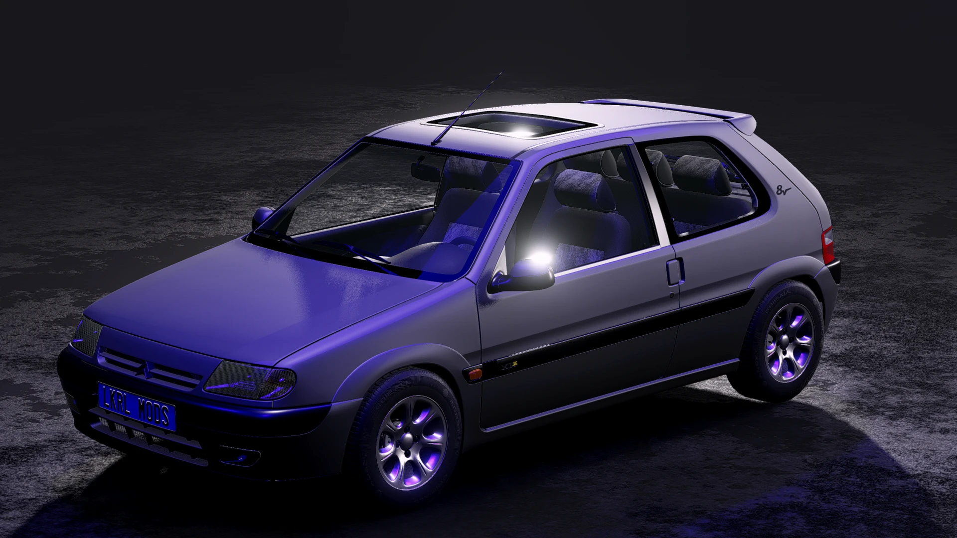 Мод Citroen Saxo VTS MK1 v1.0 (0.38.x) ДЛЯ BEAMNG.DRIVE