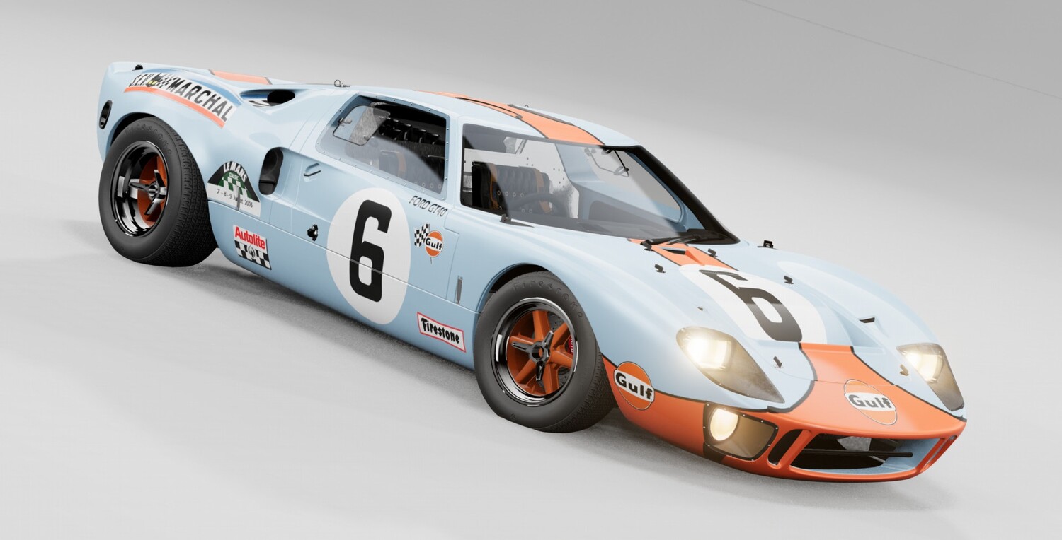 Мод Ford GT40 1965 v1.0.1 (0.38.x) ДЛЯ BEAMNG.DRIVE