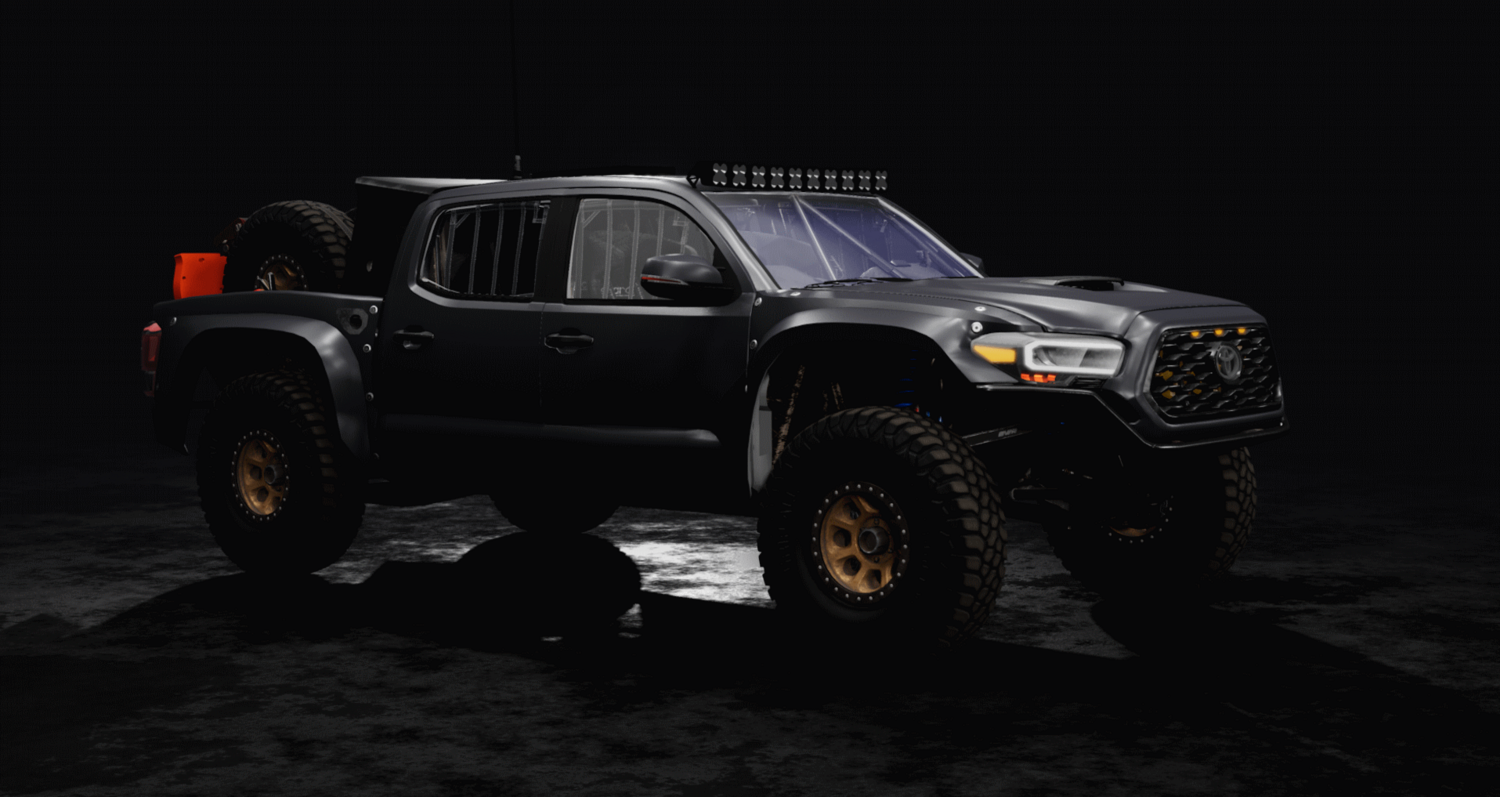 Мод Toyota Tacoma Pre-Runner v1.0 (0.38.x) ДЛЯ BEAMNG.DRIVE