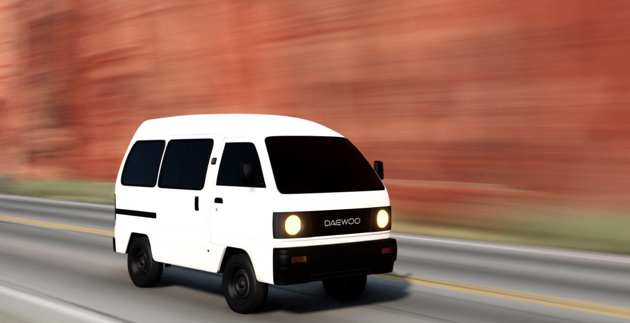 Мод Daewoo Damas v1.0 (0.38.x) ДЛЯ BEAMNG.DRIVE