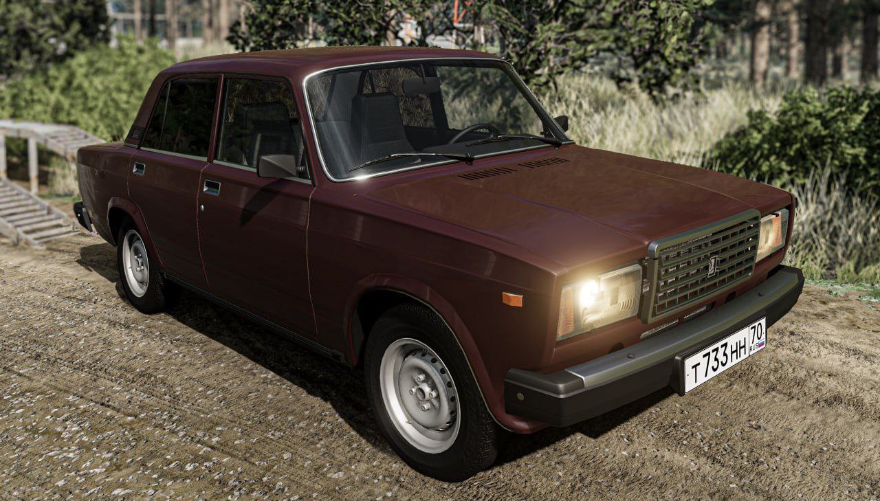 Мод ВАЗ-2104/2105/2107 v0.2 (0.38.x) ДЛЯ BEAMNG.DRIVE