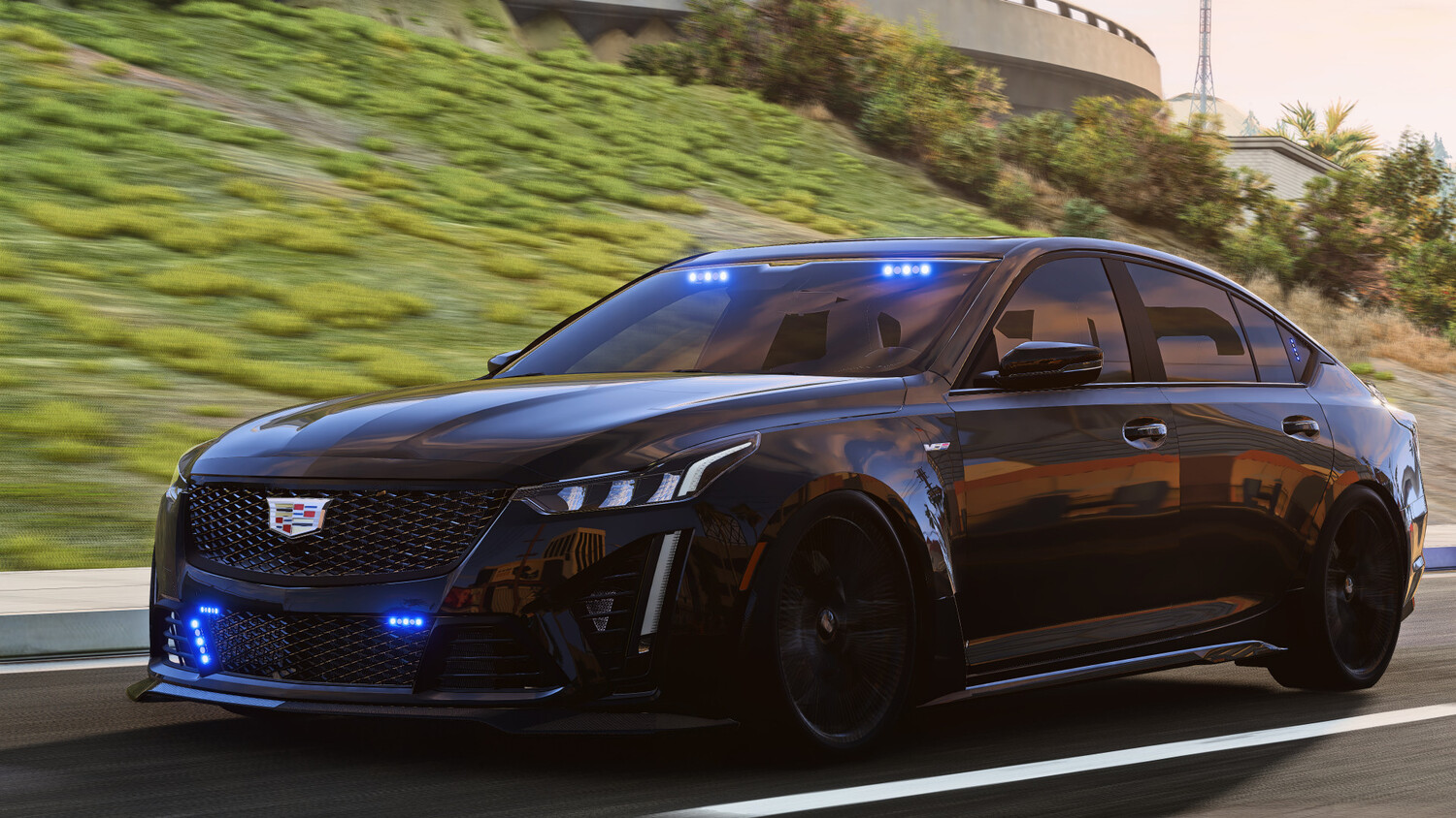 Мод Cadillac CT5-V Blackwing v3.0 (0.38.x) ДЛЯ BEAMNG.DRIVE