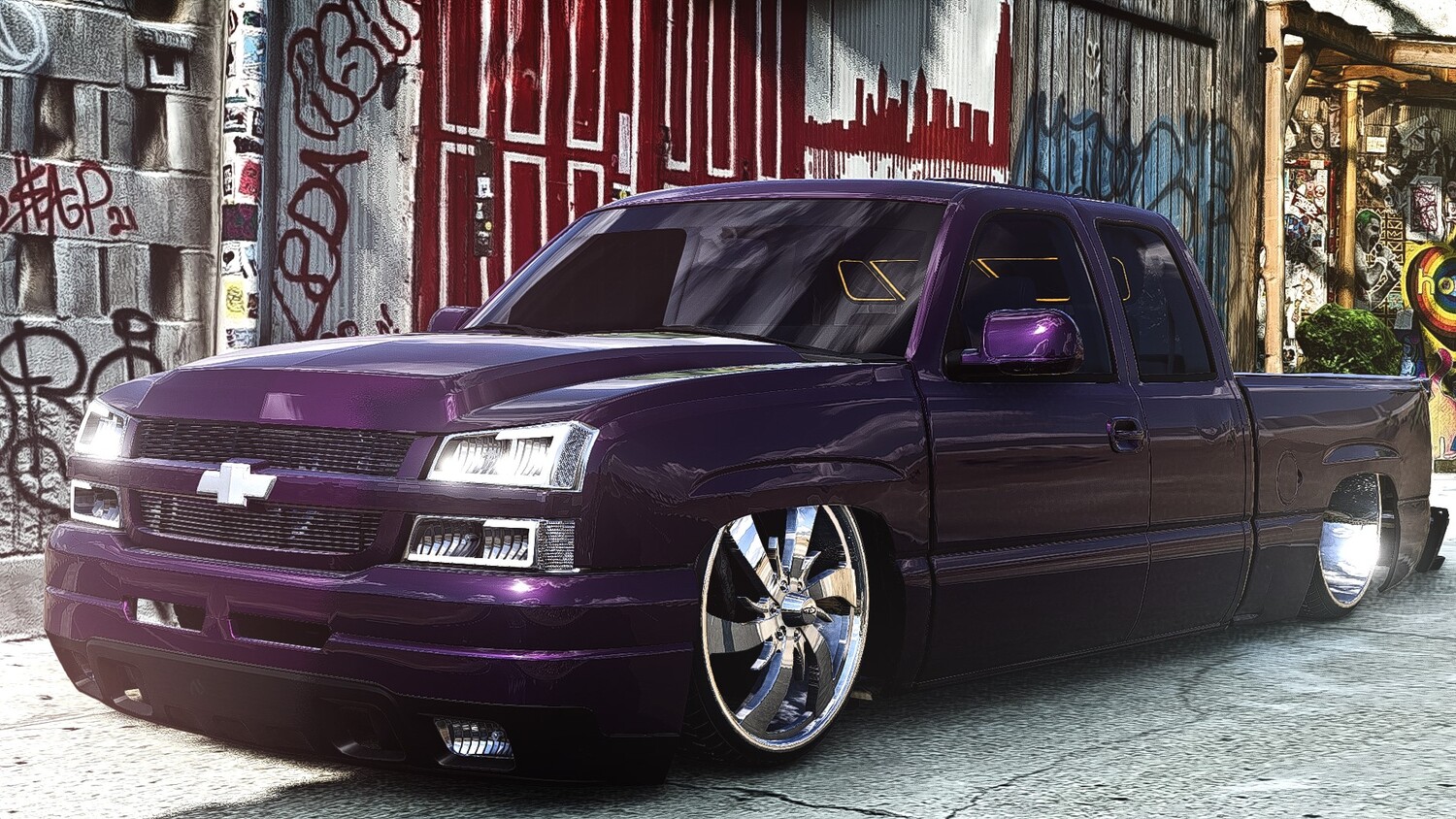 Мод Chevy Silverado Cateye v1.0 (0.38.x) ДЛЯ BEAMNG.DRIVE