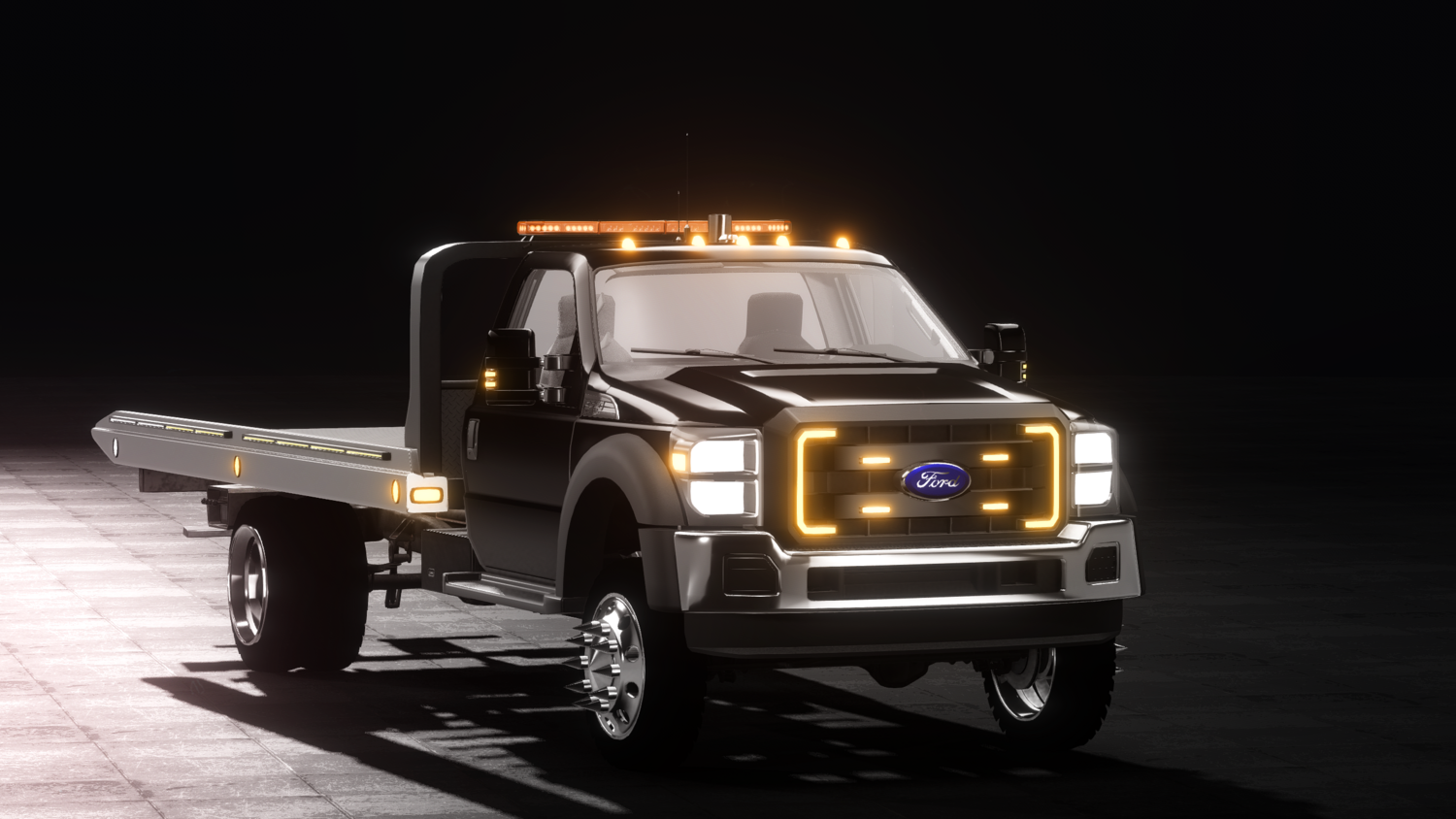 Мод Ford F550 2010 v1.0 (0.38.x) ДЛЯ BEAMNG.DRIVE