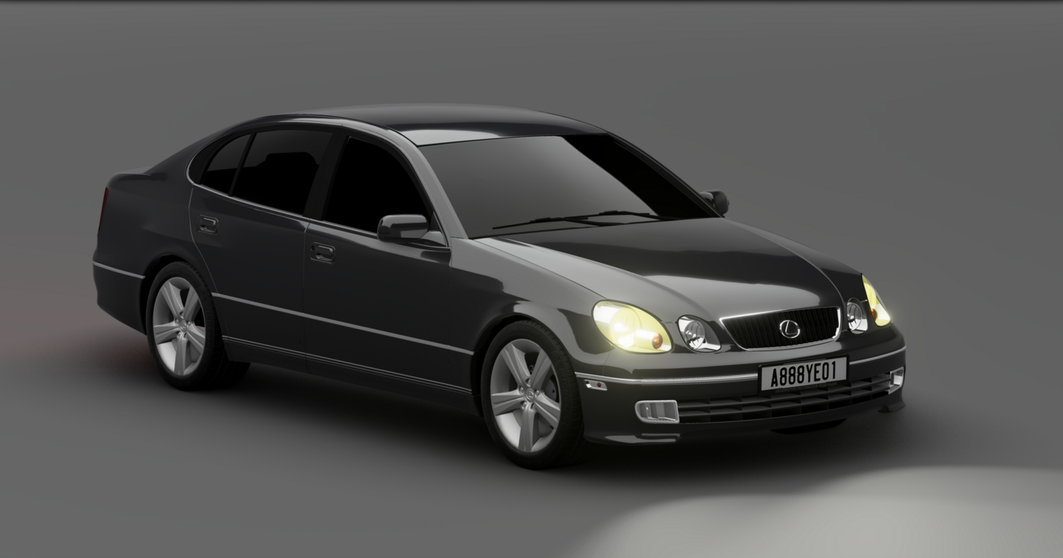 Мод Lexus GS S160 v0.2.5 (0.38.x) ДЛЯ BEAMNG.DRIVE